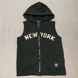 Polo Ralph Lauren Youth Hooded Sleeveless Puffer Vest, Black - Small(8)